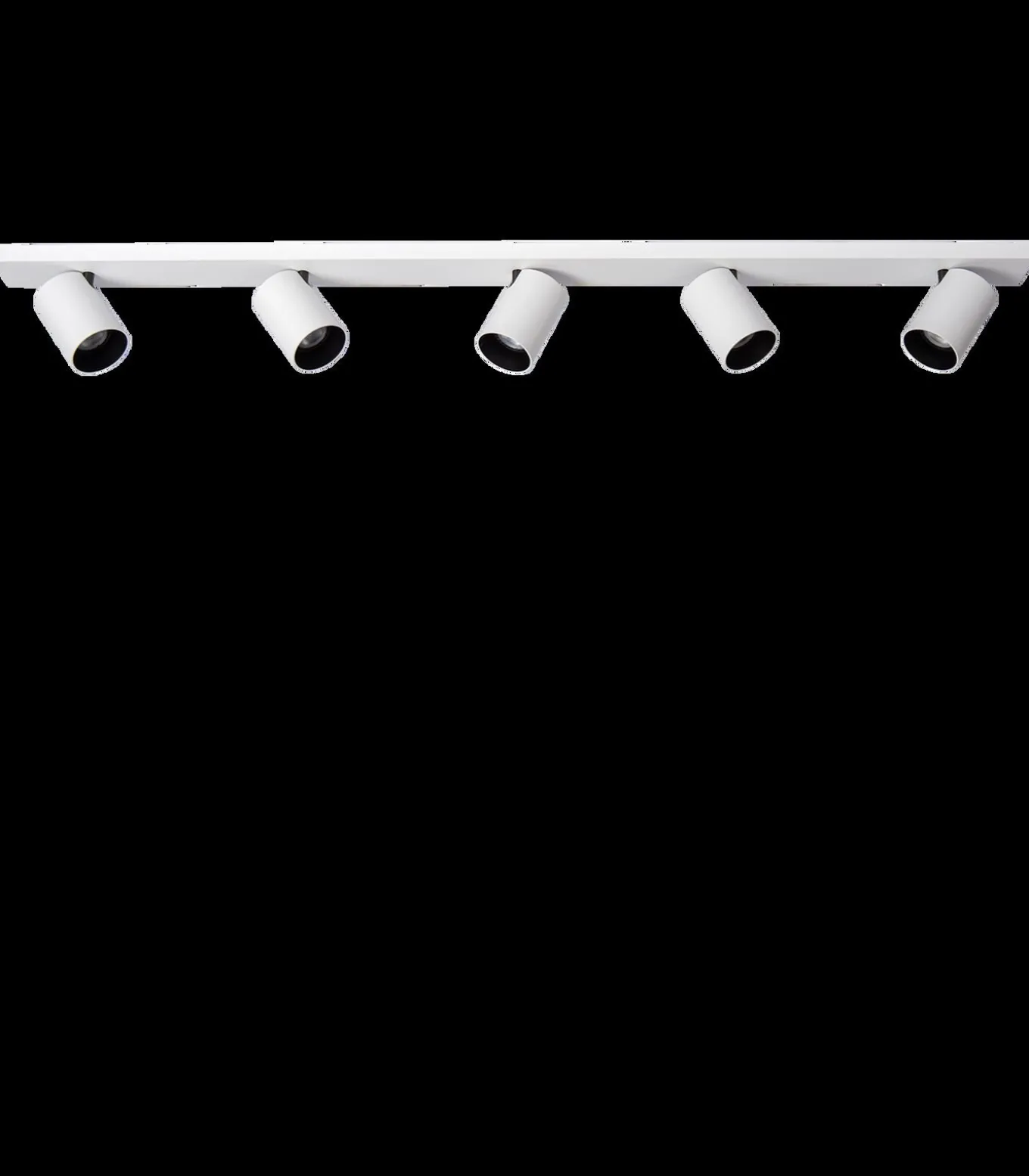 Nuo 5 - Plafondspot - Wit & Zwart