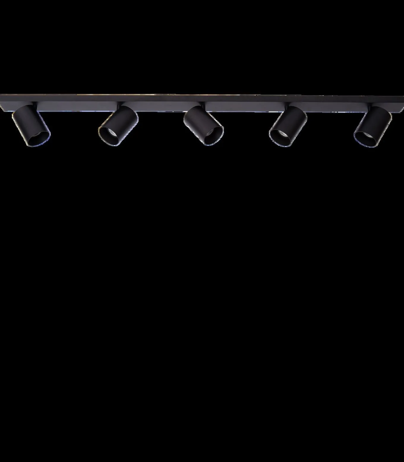 Nuo 5 - Plafondspot - zwart