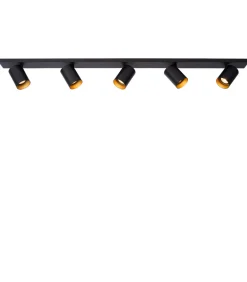 Nuo 5 - Plafondspot - Zwart & Goud