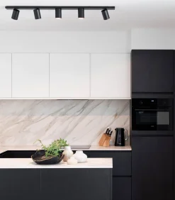 Nuo 5 - Plafondspot - Zwart & Goud