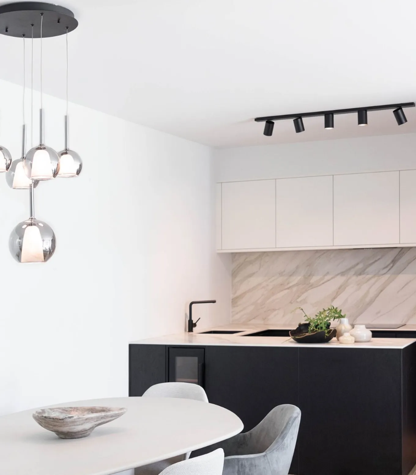 Nuo 5 - Plafondspot - Zwart & Goud