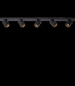 Nuo 5 - Plafondspot - Zwart & Goud