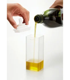 Olie- of Azijnfles - Tower - Wit
