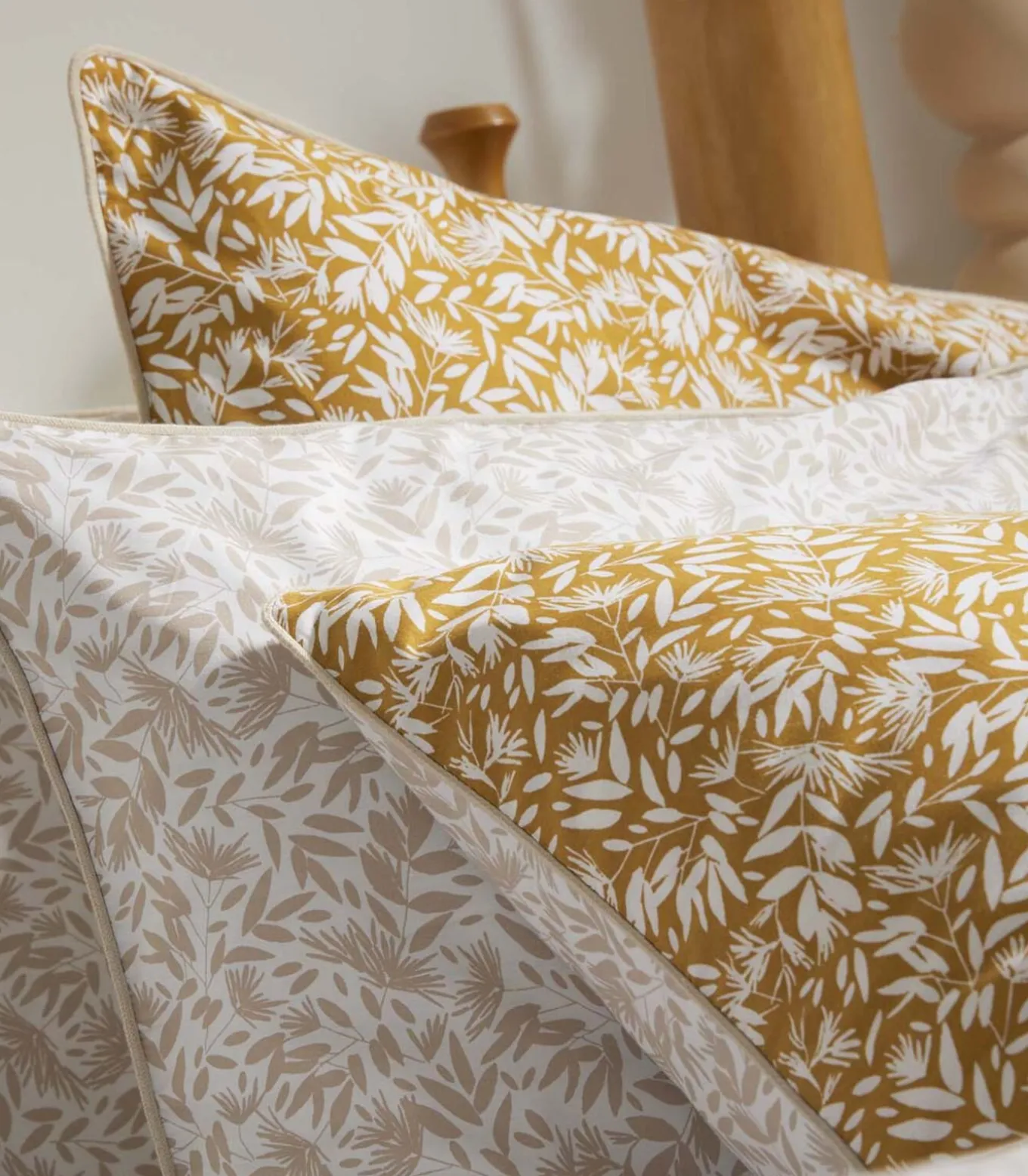 Ombrage - Dekbedovertrek in katoen perkal met print