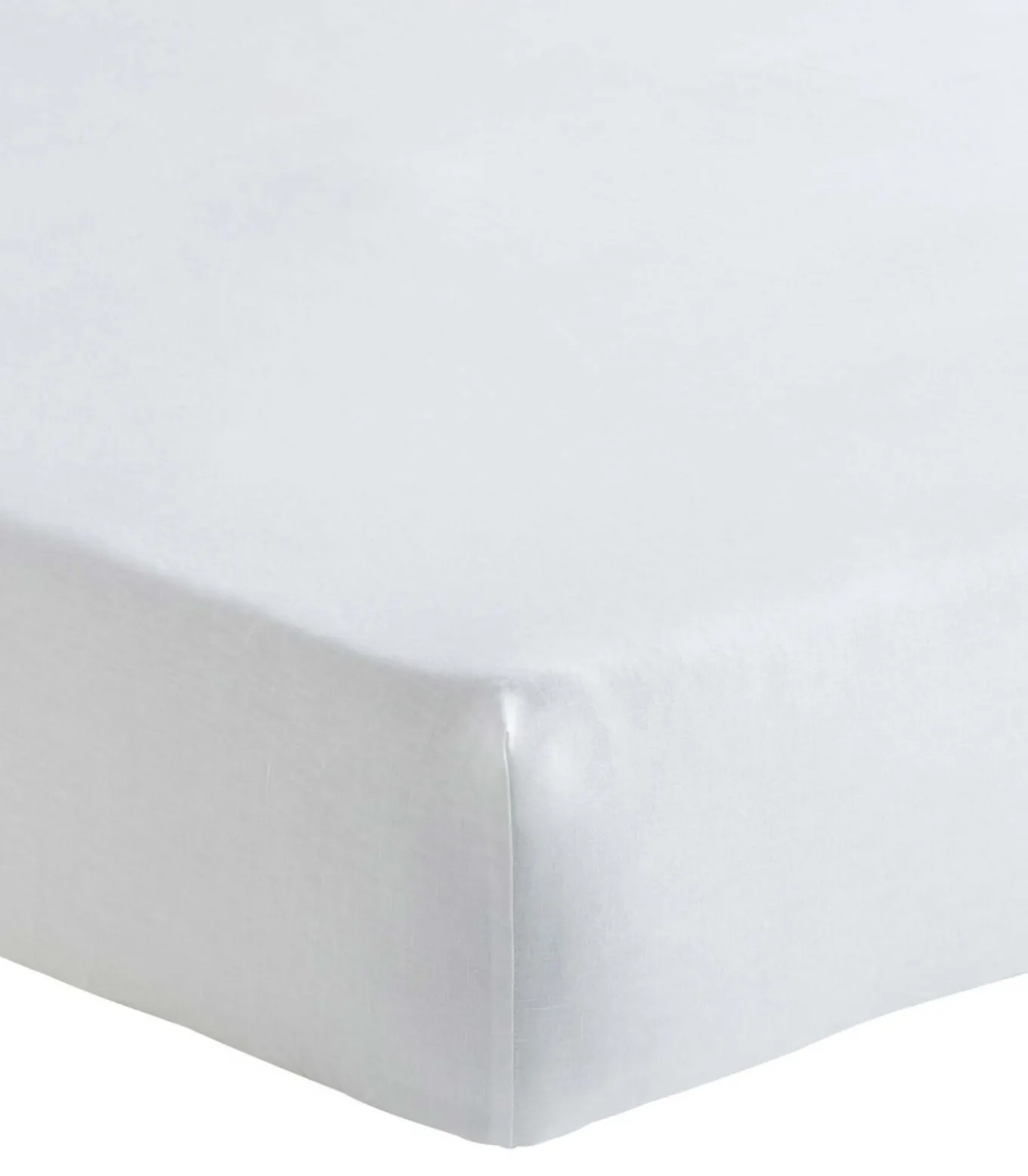 Ontario - Effen hoeslaken in halflinnen Made in France