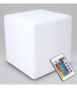 Oplaadbare multikleurige LED-kubus van 43 cm