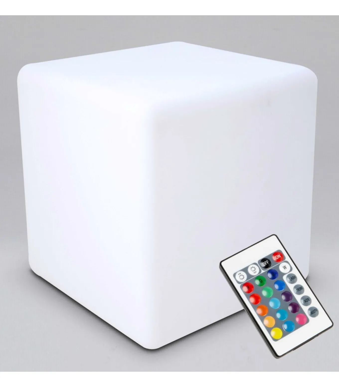 Oplaadbare multikleurige LED-kubus van 43 cm