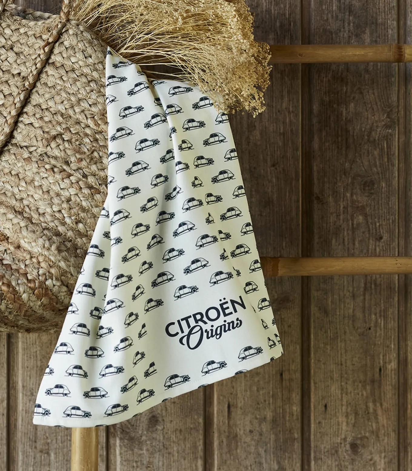 Origins - Set van 2 katoenen theedoeken met print