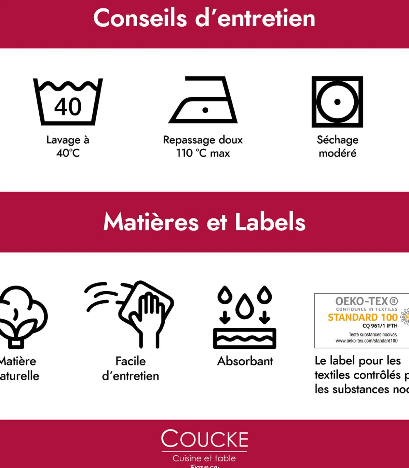 Origins - Set van 2 katoenen theedoeken met print