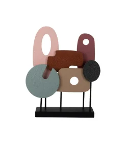 Ornament Abstract Art - Multicolor - 36x9.5x44cm