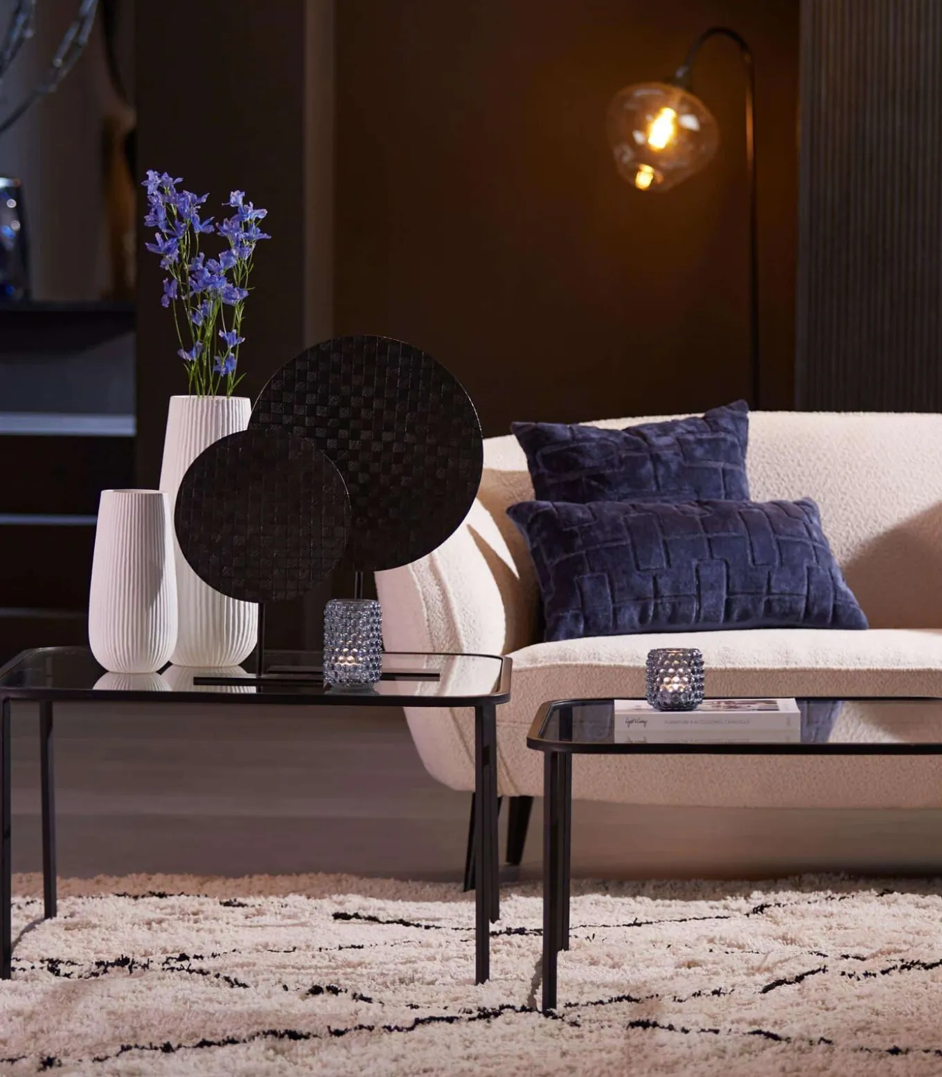 Ornament Persegi - Zwart - 36x7.5x51.5cm