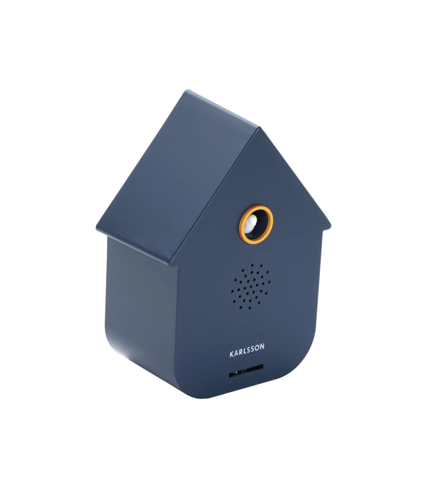 Ornament Sound Box Modern Cuckoo - Blauw - 12x7.5x11.5cm