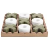 Ornament Tic Tac Toe - Groen - 18.5x18.5x5cm
