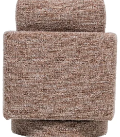 Oska Draaifauteuil - Melange Stof - Bruin - 64x78x79