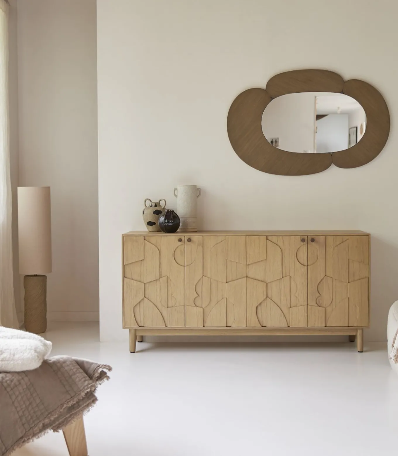 Otho - Buffetkast in mindihout, 165 cm