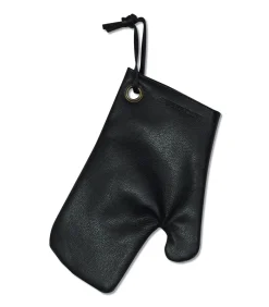 Ovenwant - (Volnerf) Leder - Zwart - Geschikt voor Barbecue - Incl. Geschenkdoos