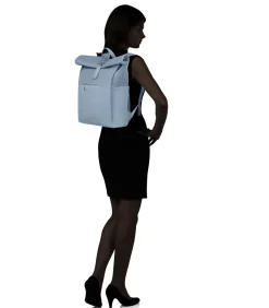 4Pack Laptop Rolltop Rugzak 15.6 inch 41 x 13,5 x 31,5 cm DUSTY BLUE