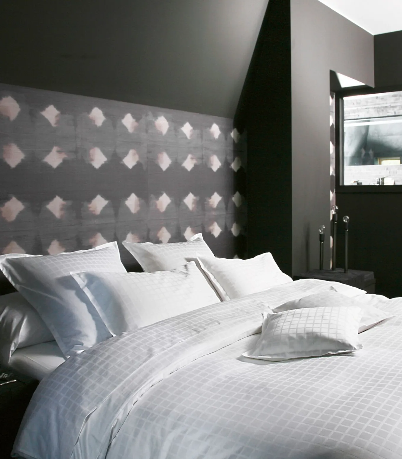 PALACE Blanc - Laken Jacquard katoen