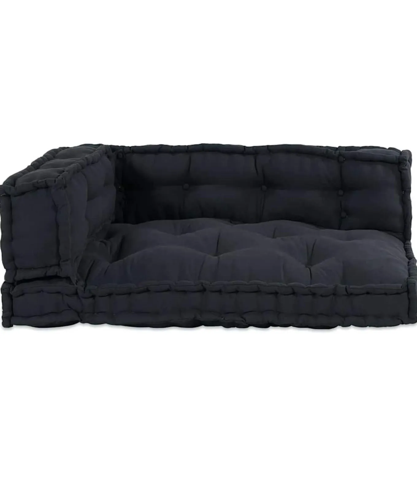 Pallet Sofa Kussen 3 pcs Antraciet Stof