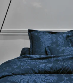 PALMYRE Bleu nuit - Laken Jacquard katoen