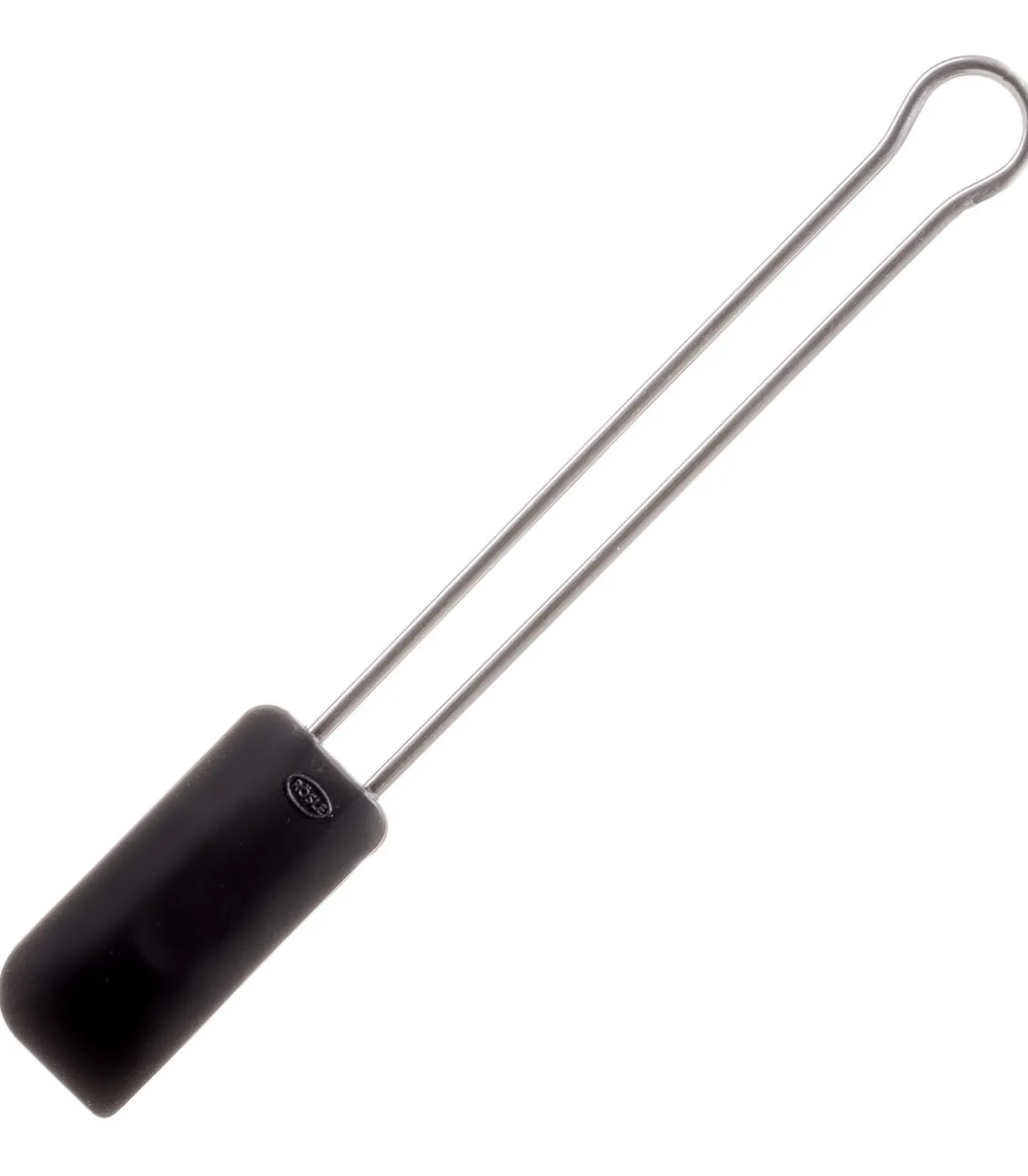 Pannenlikker - RVS / Siliconen - Zwart - 20 cm