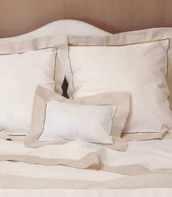 Paris - Tweekleurig laken in halflinnen Made in France