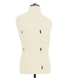 Paspop verstelbaar man maat 37-45 crèmekleurig