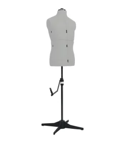 Paspop verstelbaar man maat 37-45 grijs