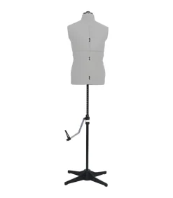 Paspop verstelbaar man maat 37-45 grijs