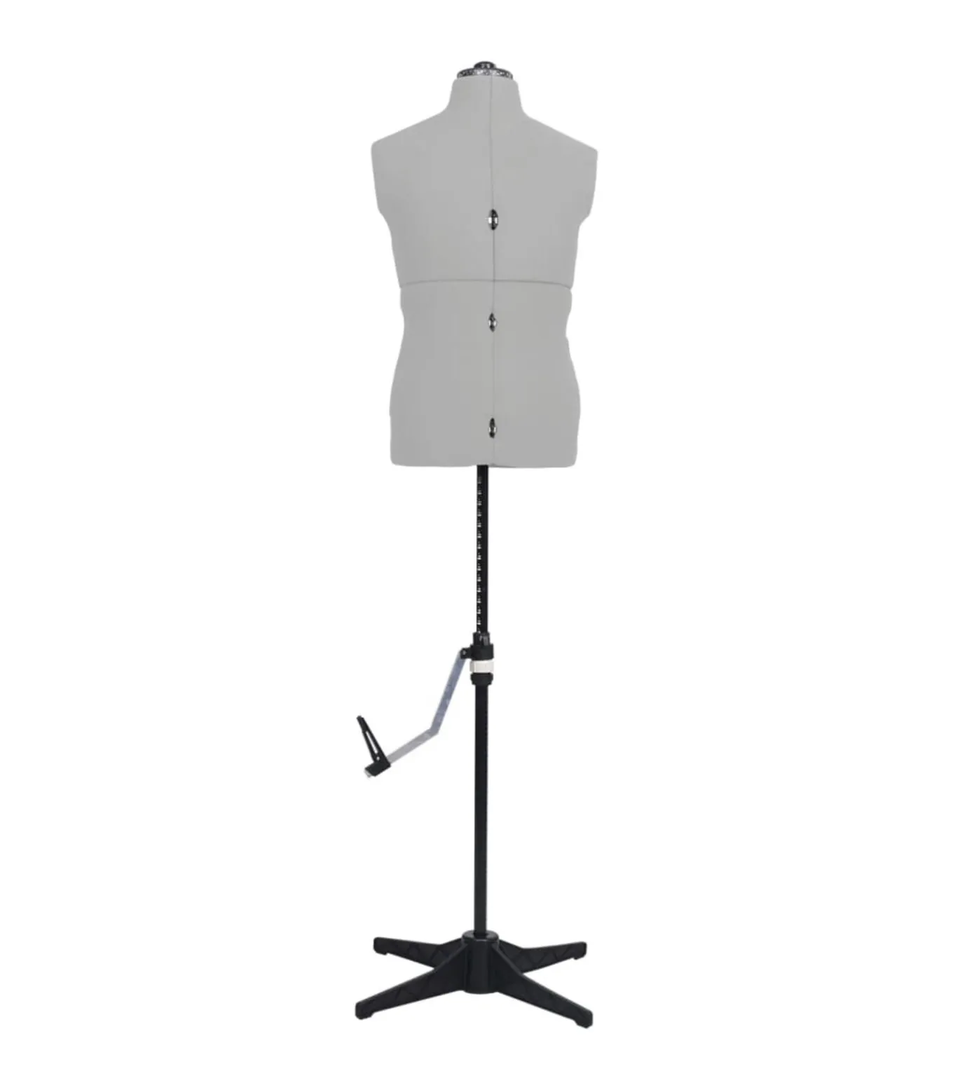 Paspop verstelbaar man maat 37-45 grijs