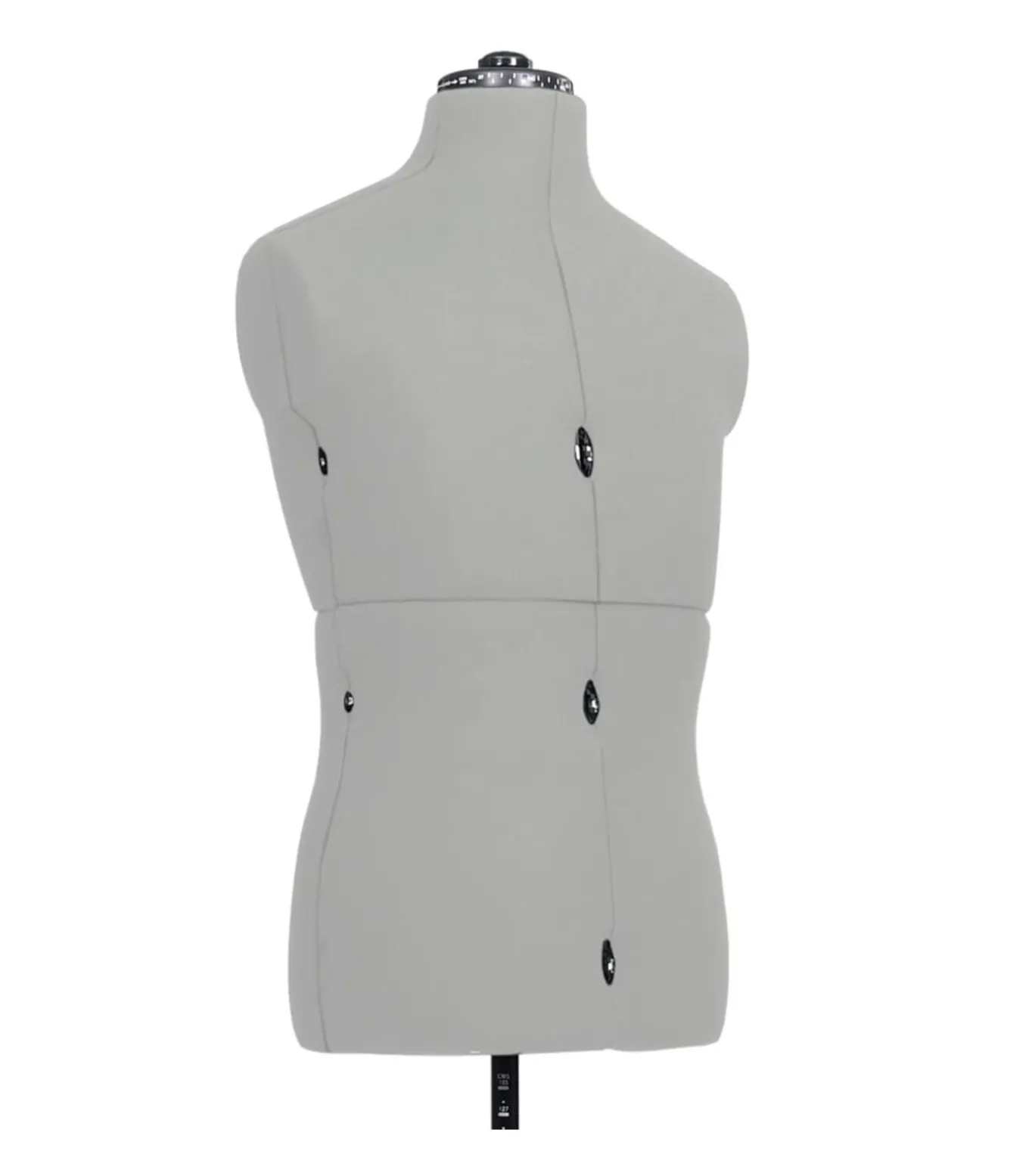 Paspop verstelbaar man maat 37-45 grijs