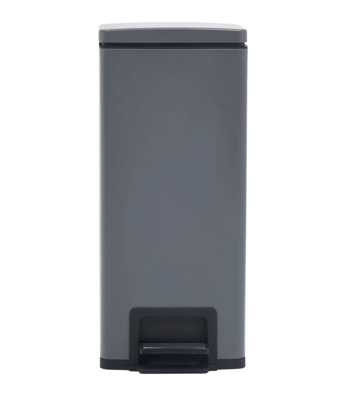 Pedaalemmer met anti-vingerafdruk 30 L RVS grijs