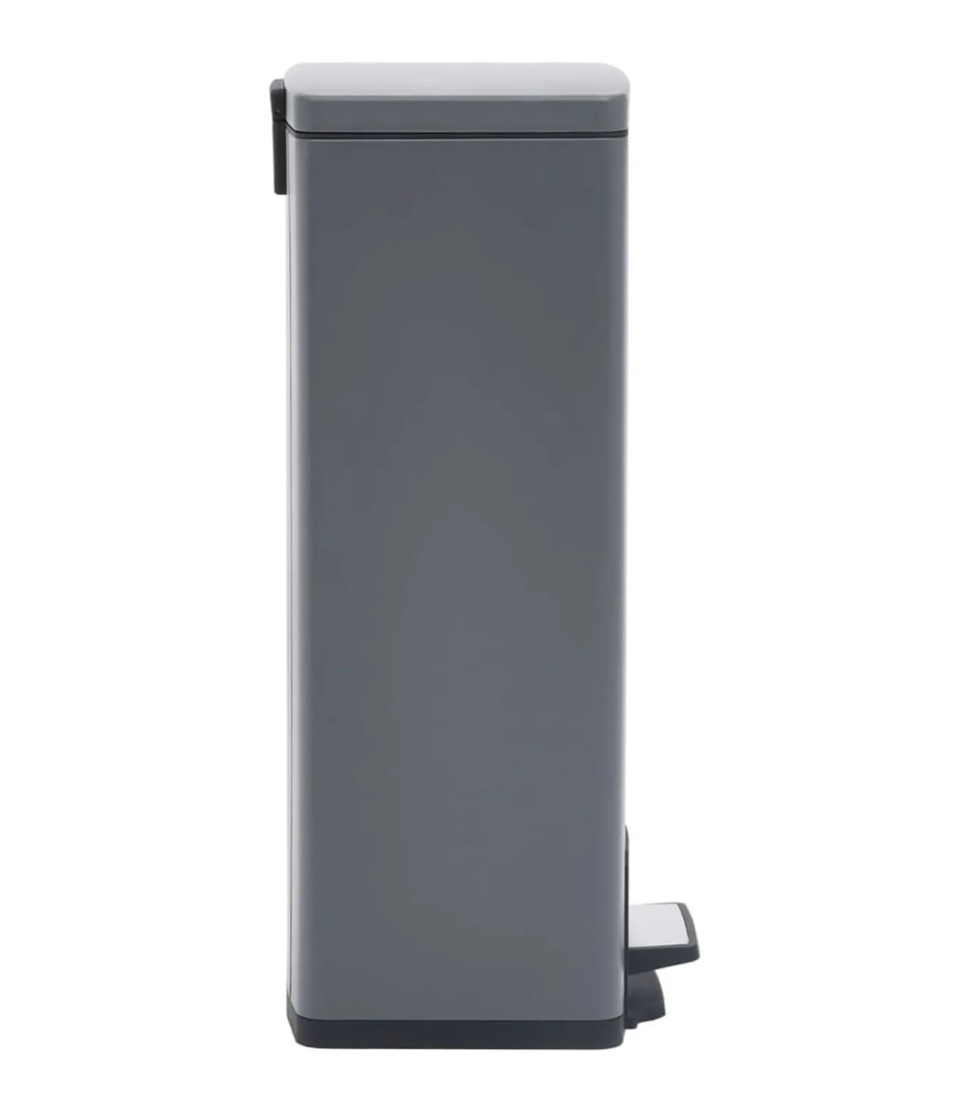 Pedaalemmer met anti-vingerafdruk 30 L RVS grijs