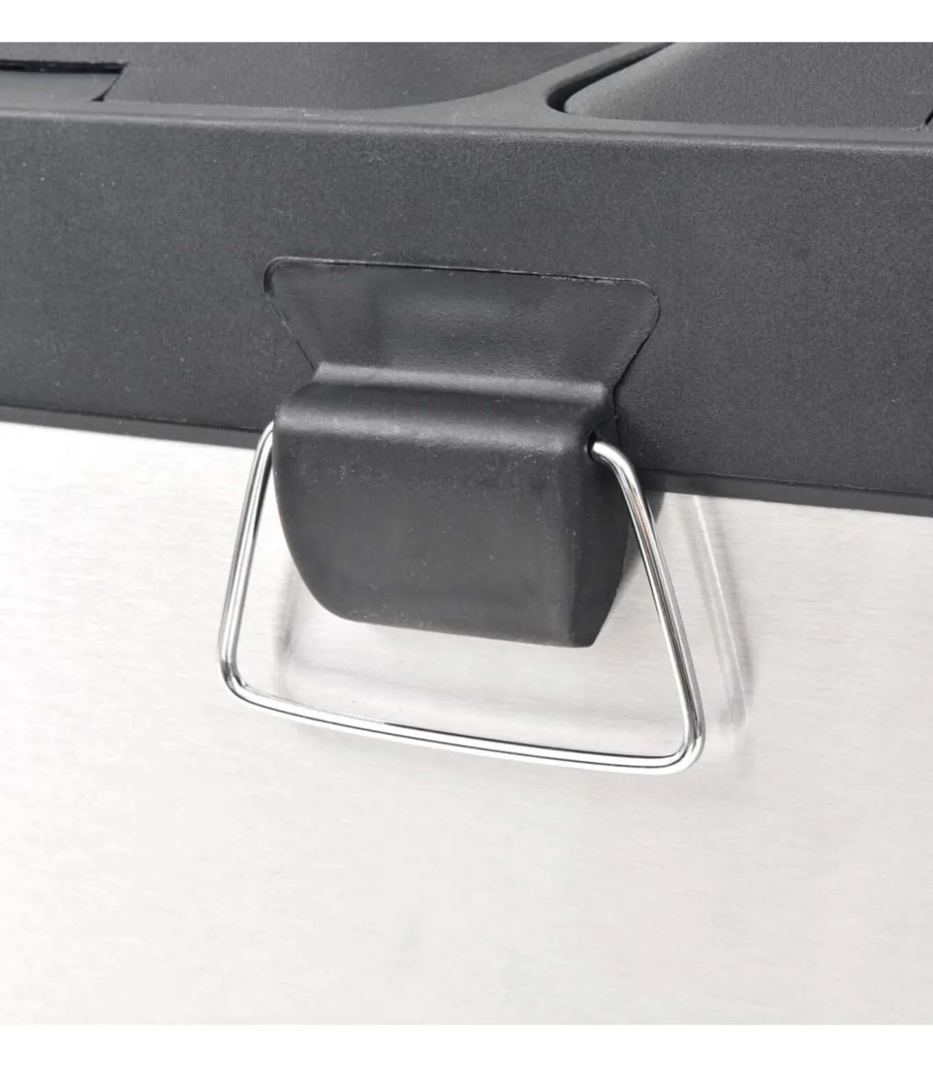 Pedaalemmer voor recycling 36 L roestvrij staal