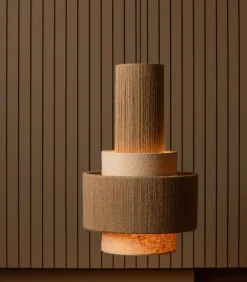 Pelle Hanglamp - Touw - Naturel - 56x38x38