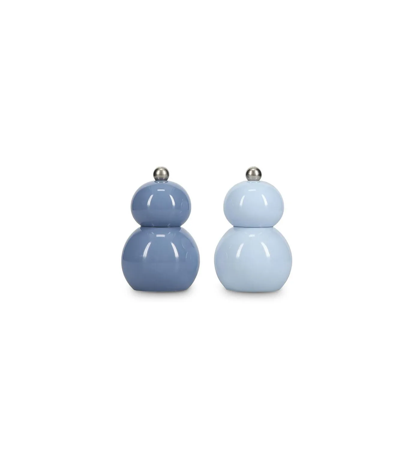 Peper/zoutmolen H12cm blauw Betty - set/2