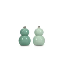 Peper/zoutmolen H12cm groen Betty - set/2