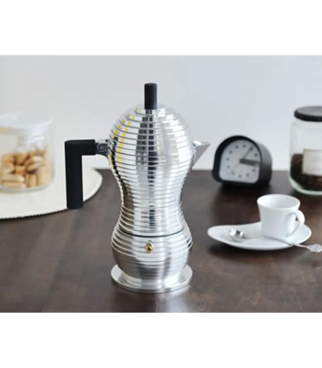 Percolator Pulcina - MDL02/3 B - Zwart - 3 kops - door Michele De Lucchi