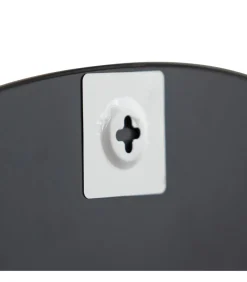 Philou Spiegel - Glas/Metaal - Zwart - 60x55x0,5