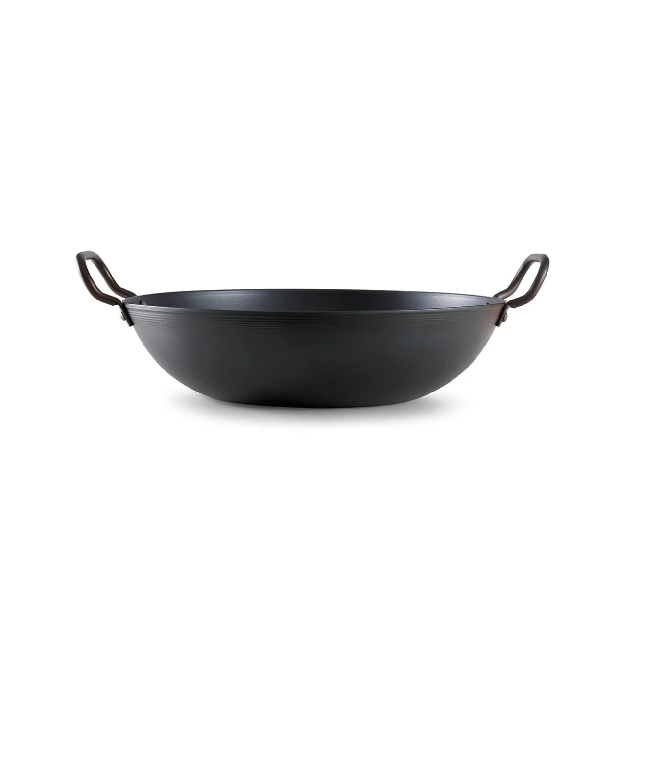 Plaatstalen Wadjan | Ø 33 cm | Vooraf ingebrand | Natuurlijke antiaanbaklaag | Voor alle warmtebronnen