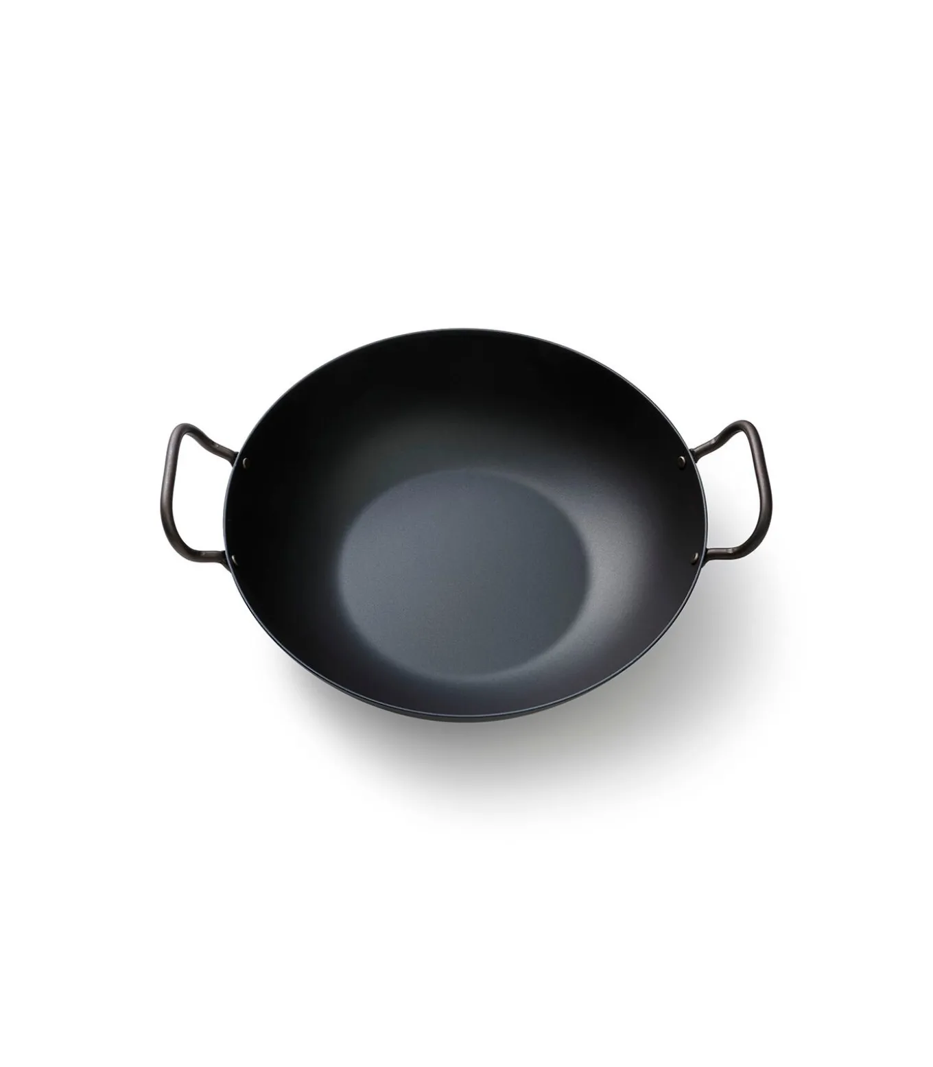 Plaatstalen Wadjan | Ø 33 cm | Vooraf ingebrand | Natuurlijke antiaanbaklaag | Voor alle warmtebronnen