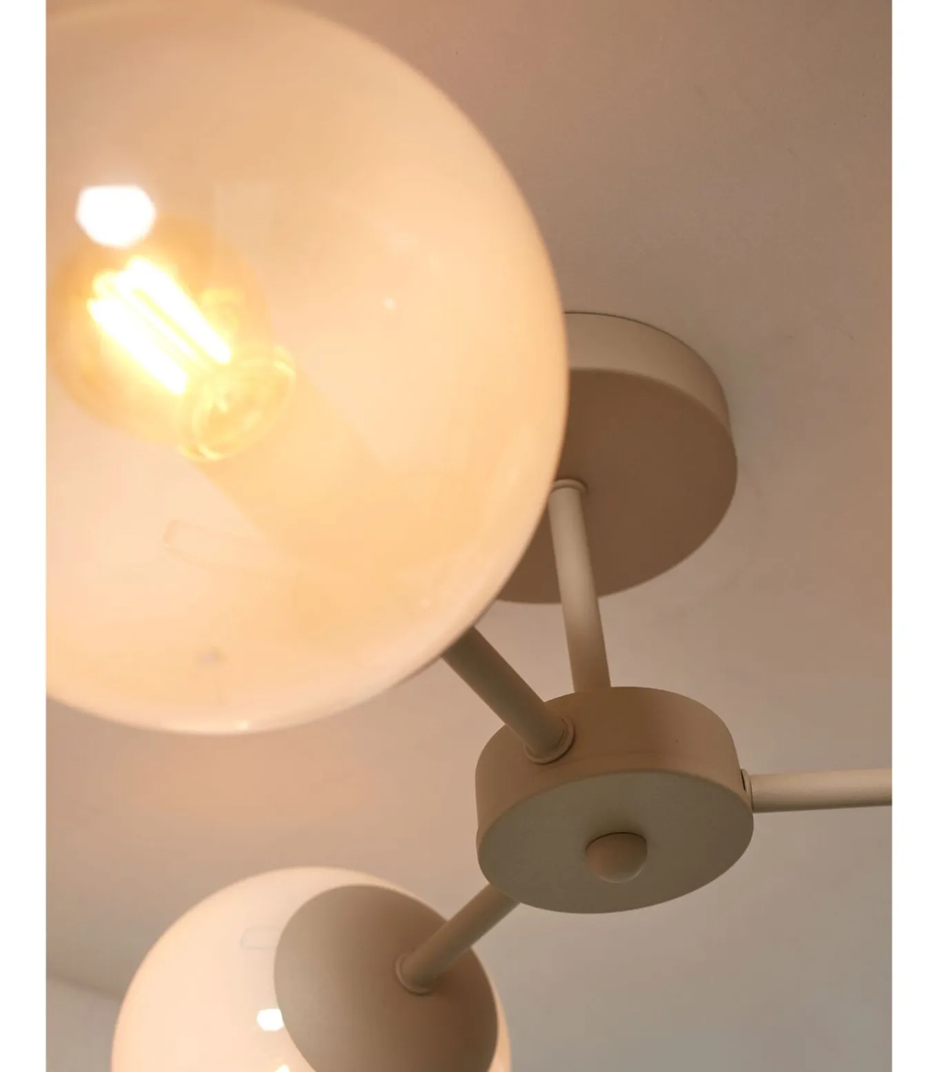 Plafonniere Aspen - Zand - 54x54x22.5cm