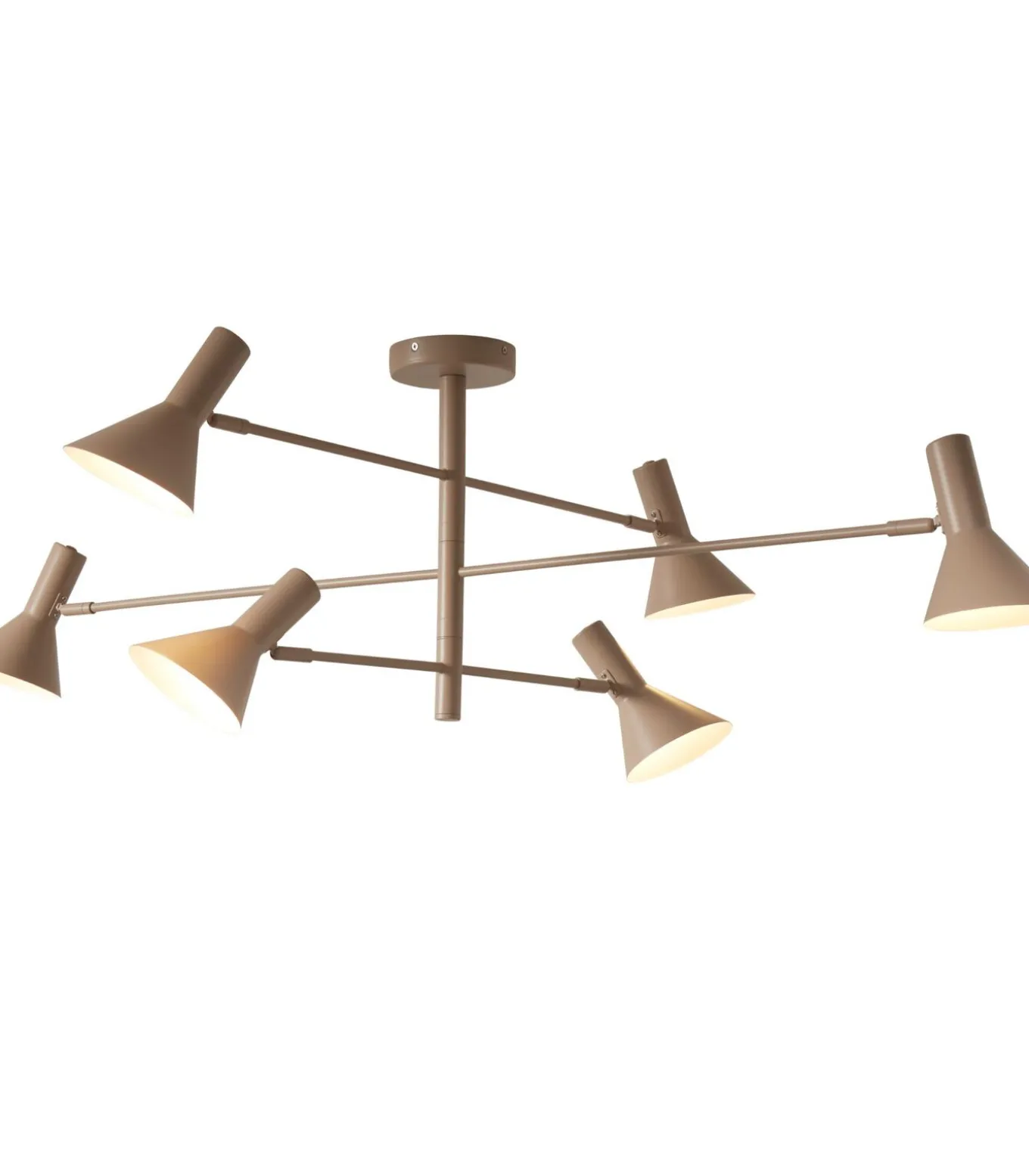 Plafonniere Izmir - Grijs - 124x124x40cm