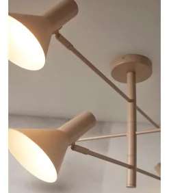 Plafonniere Izmir - Grijs - 124x124x40cm