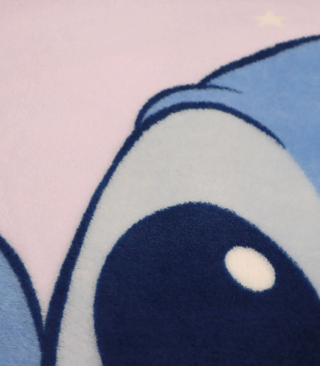 Plaid met print 100% polyester, DISNEY HOME STITCH HAPPY