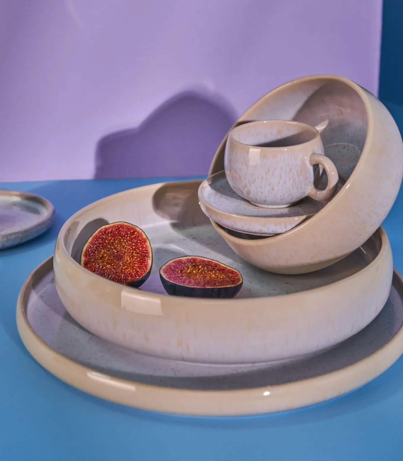 Plat bord 26cm pearl Curvy - (x4)