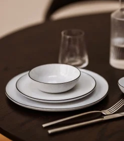 Plat bord 20cm wit Fina - (x4)