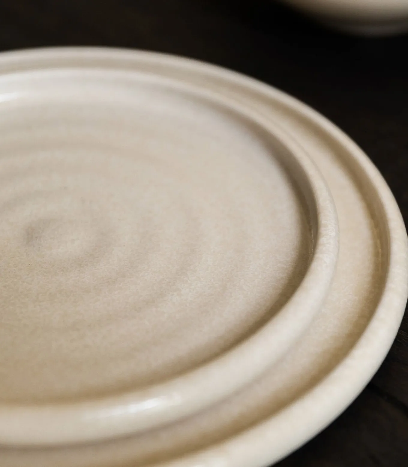 Plat bord 26xH2cm beige Mochi - (x4)