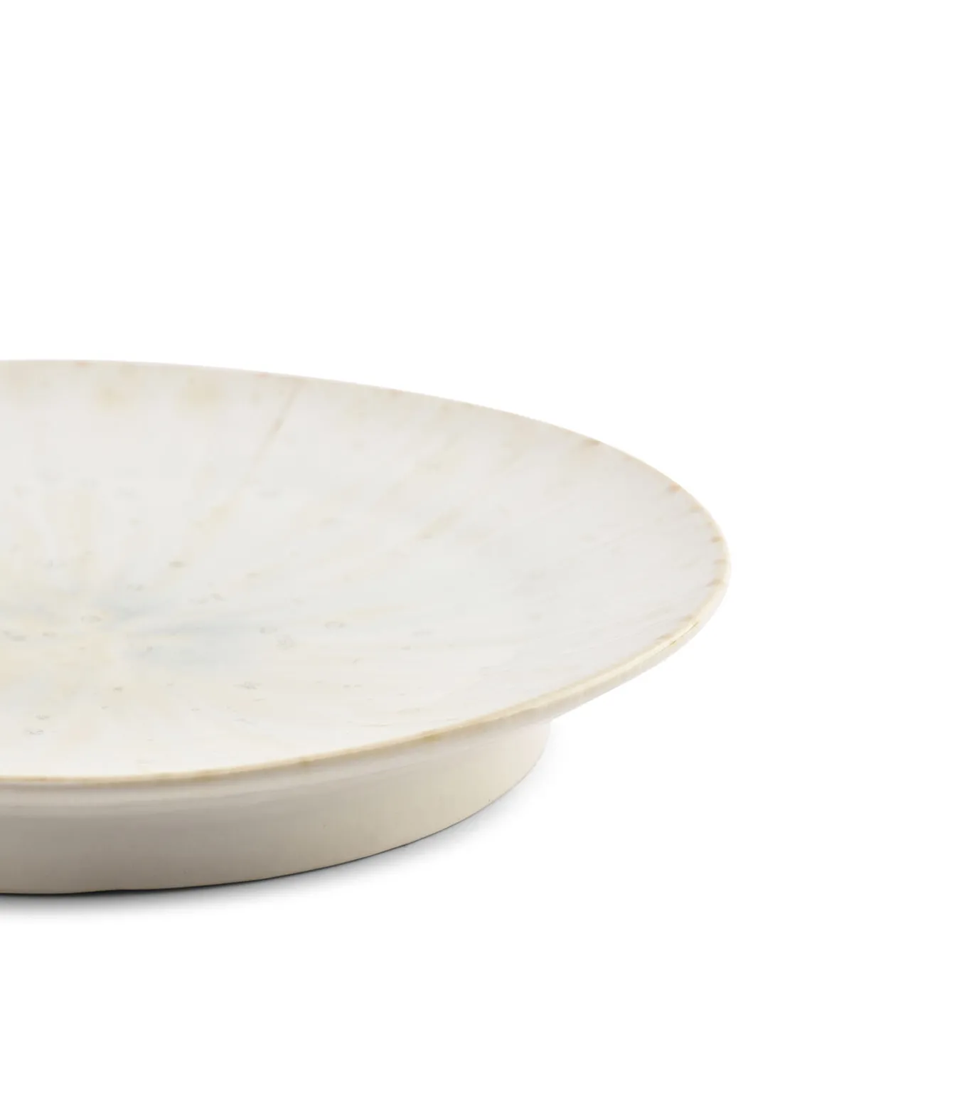 Plat bord 23,5xH3,5cm wit Eclipse - (x4)