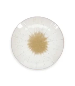 Plat bord 18xH3,5cm wit Eclipse - (x4)